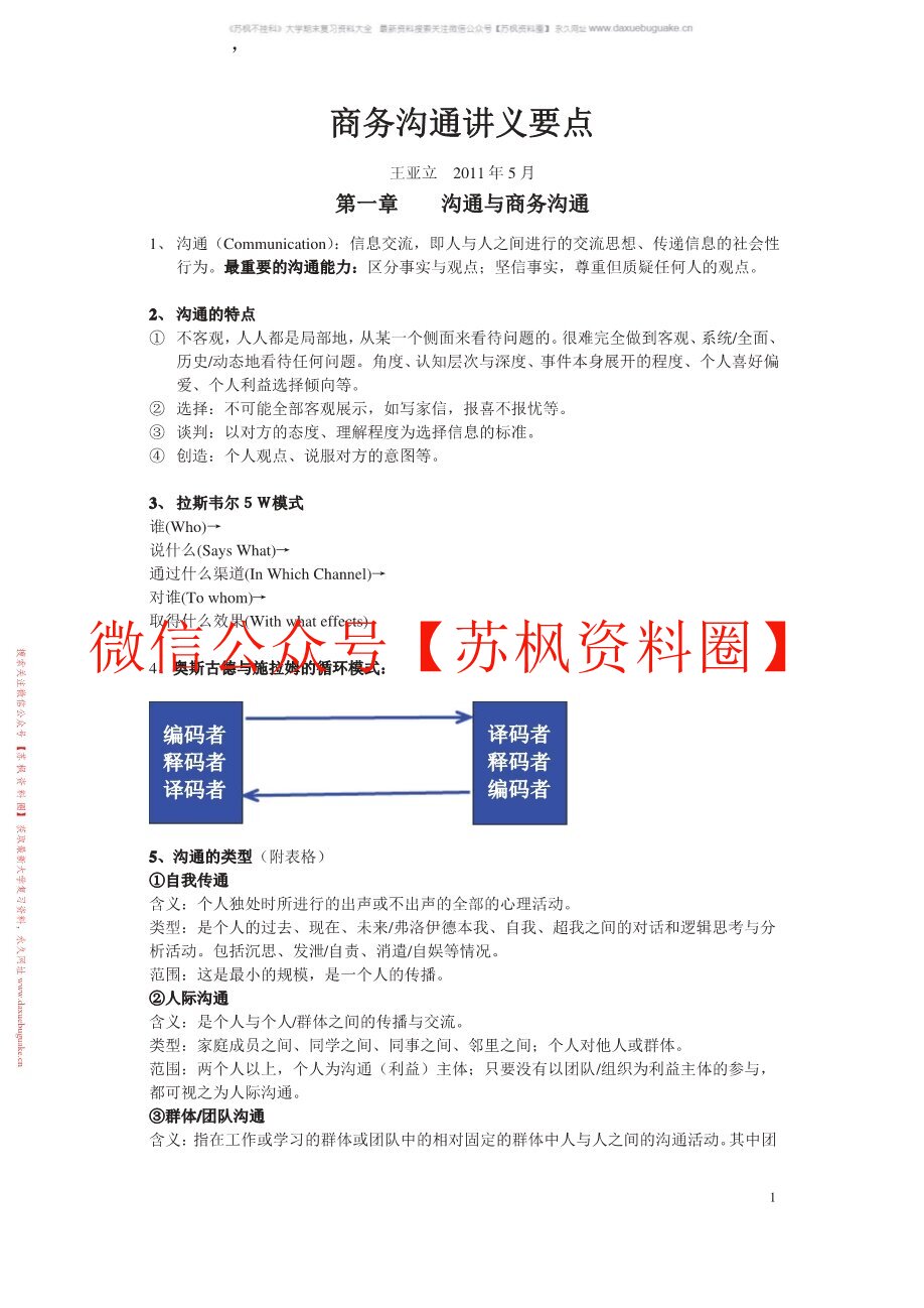 商务沟通